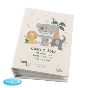 Personalised Tatty Teddy Jungle Animals 6x4 Baby Photo Album