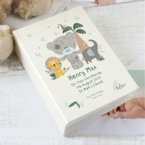 Personalised Tatty Teddy Jungle Animals 6x4 Baby Photo Album