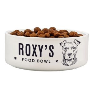 Personalised Dog Breed Feeding Bowl - Choose From 16 Breeds