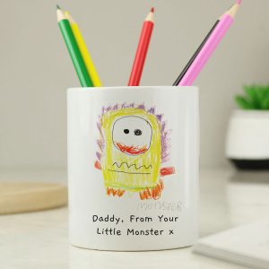 Personalised Children's Drawing Photo Storage Pot