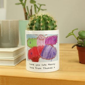 Personalised Children's Drawing Photo Storage Pot