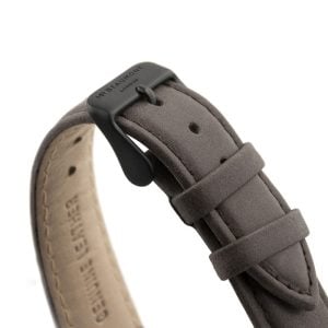 Personalised Mr Beaumont Men's Ash Leather Watch Black Face