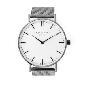 Personalised Men's Metallic Charcoal Grey Watch