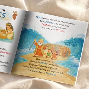 Personalised Children's Illustrated Bible Stories Book