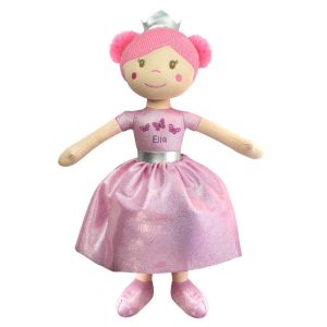 Girl's Personalised Butterfly Princess Rag Doll