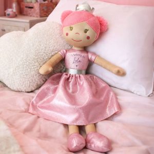 Girl's Personalised I Belong To Princess Rag Doll