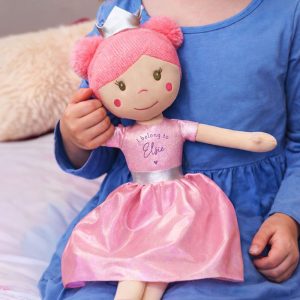Girl's Personalised I Belong To Princess Rag Doll