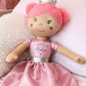 Girl's Personalised I Belong To Princess Rag Doll