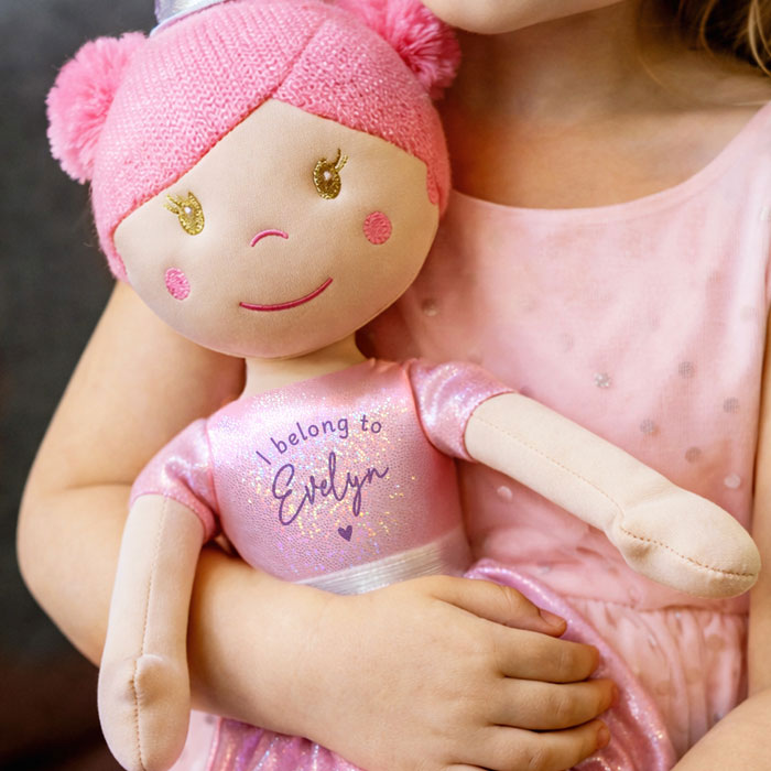 Girl's Personalised I Belong To Princess Rag Doll