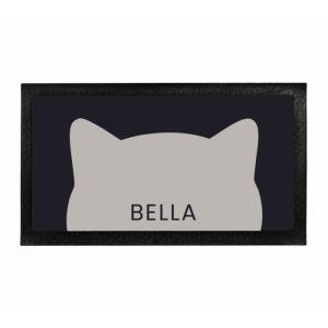 Personalised Cat Feeding Bowl Mat