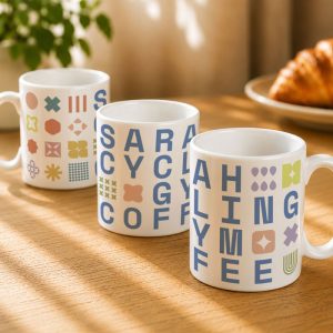 Personalised Hobbies Blue Ceramic Tea or Coffee Mug