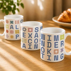 Personalised Hobbies Blue Ceramic Tea or Coffee Mug