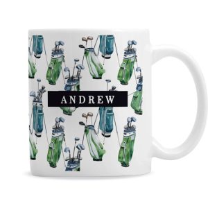 Personalised Golf Bag Ceramic Mug
