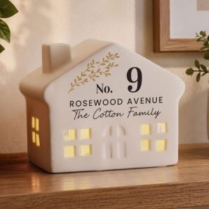 Personalised House Number LED Light Up House