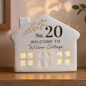 Personalised House Number LED Light Up House