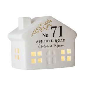 Personalised House Number LED Light Up House