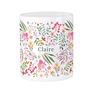 Personalised Floral Ceramic Storage Pot