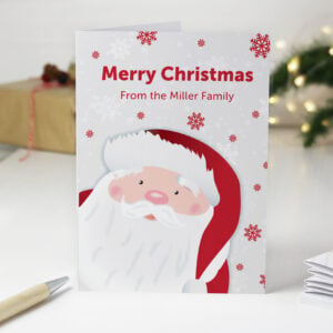 Personalised Santa Pack of 10 Christmas Cards