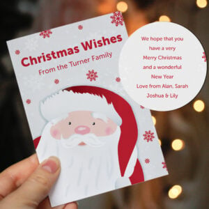 Personalised Santa Pack of 10 Christmas Cards
