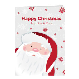 Personalised Santa Pack of 10 Christmas Cards