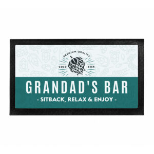 Personalised Craft Beer Home Bar Mat