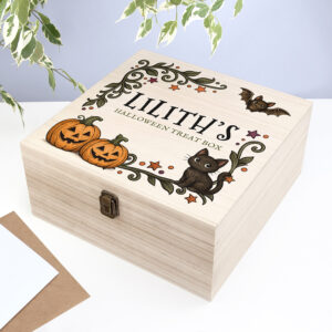 Personalised Halloween Treat Box